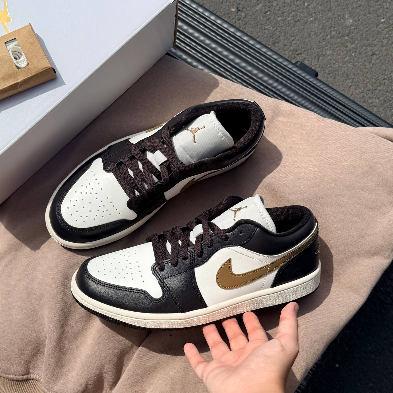 Giày Nike Air Jordan 1 Low Wmns Shadow Brown [ DC0774-200 ]