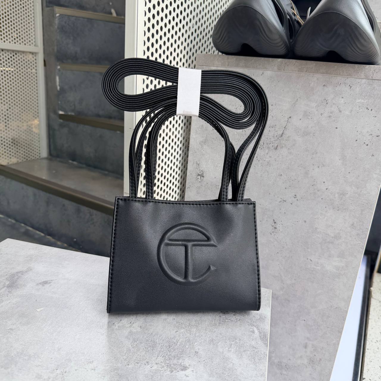 Túi Telfar Black Leather [TF-012-BK]