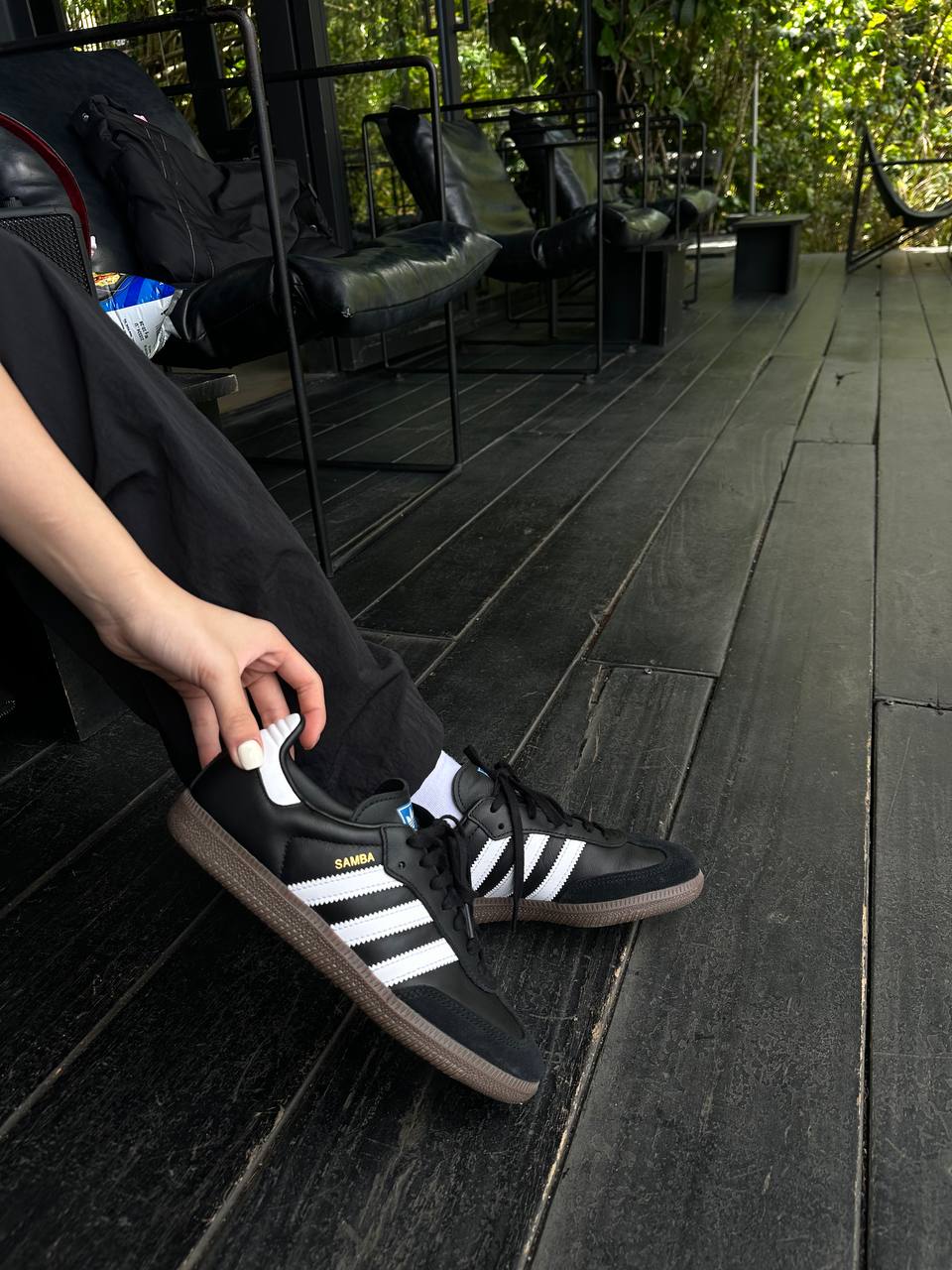 Giày Adidas Samba OG ‘Black Gum’ [B75807]