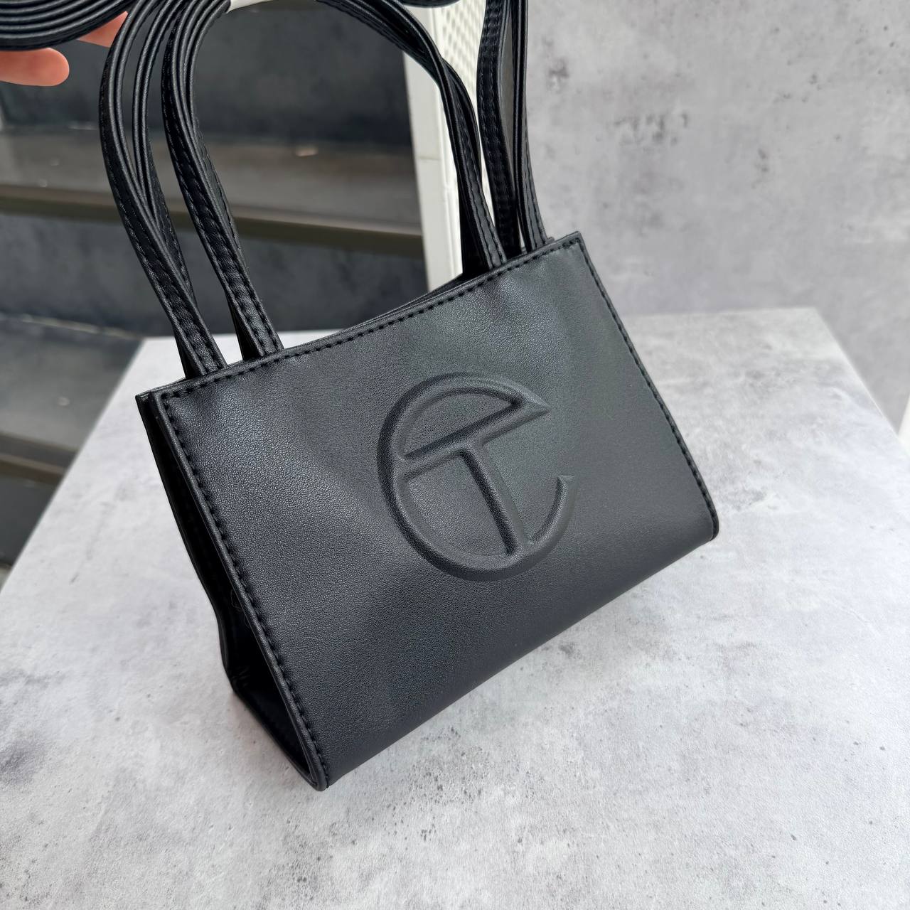 Túi Telfar Black Leather [TF-012-BK]