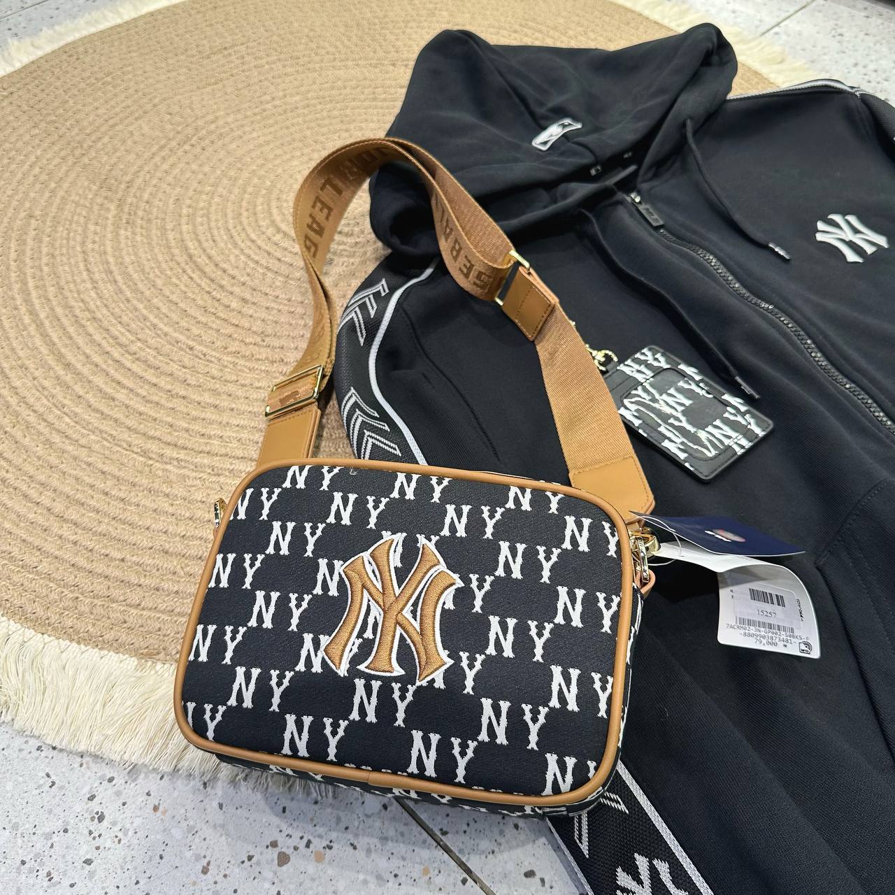 Túi đeo MLB Sling Bag Monogram Embo  Trắng  Neo Shop