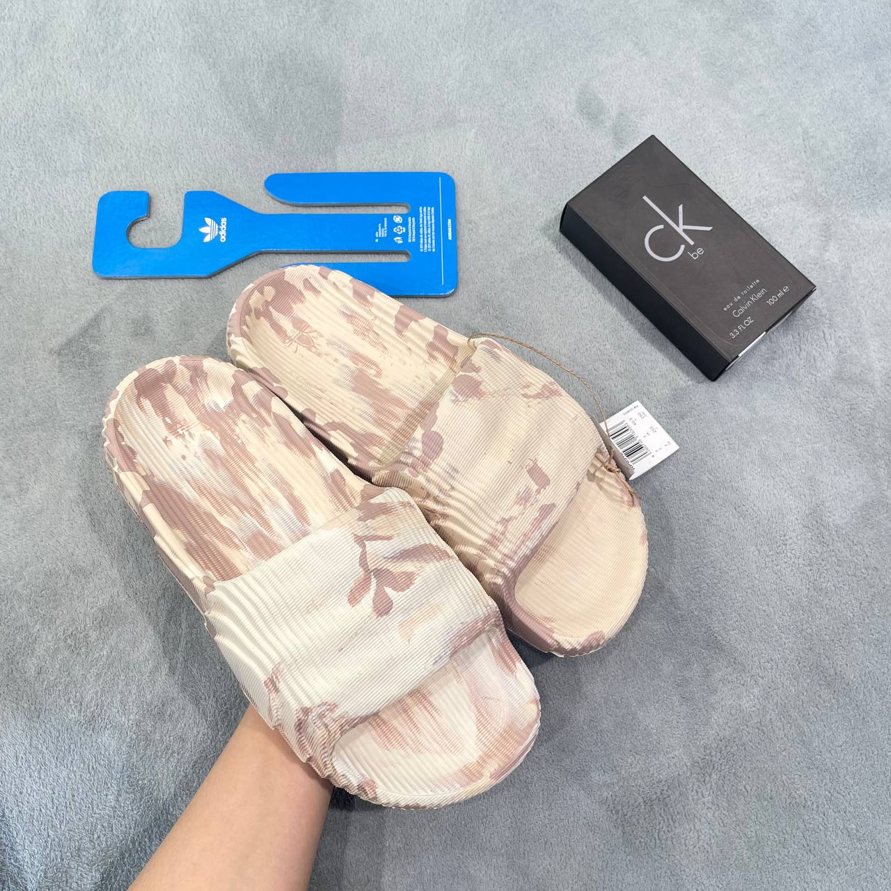 Dép Adidas Adilette 22 Slides Taupe [HP6516]