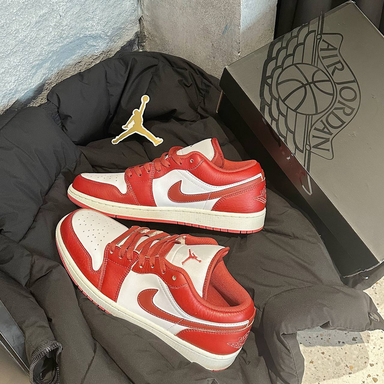 Giày Nike Air Jordan 1 Low ‘Dune Red’ [FJ3459 160]