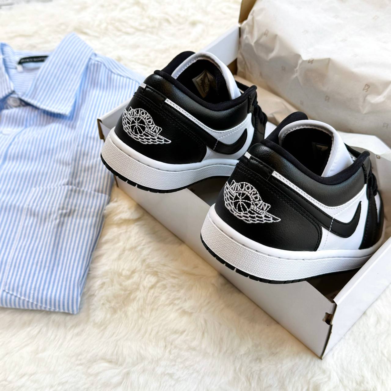 Giày Nike Air Jordan 1 Low 'Panda' [DC0774 101]
