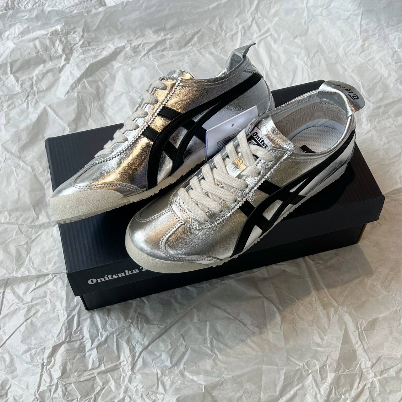 Giày Onitsuka Tiger MEXICO 66 ''SILVER OFF WHITE' [1183B566 020]