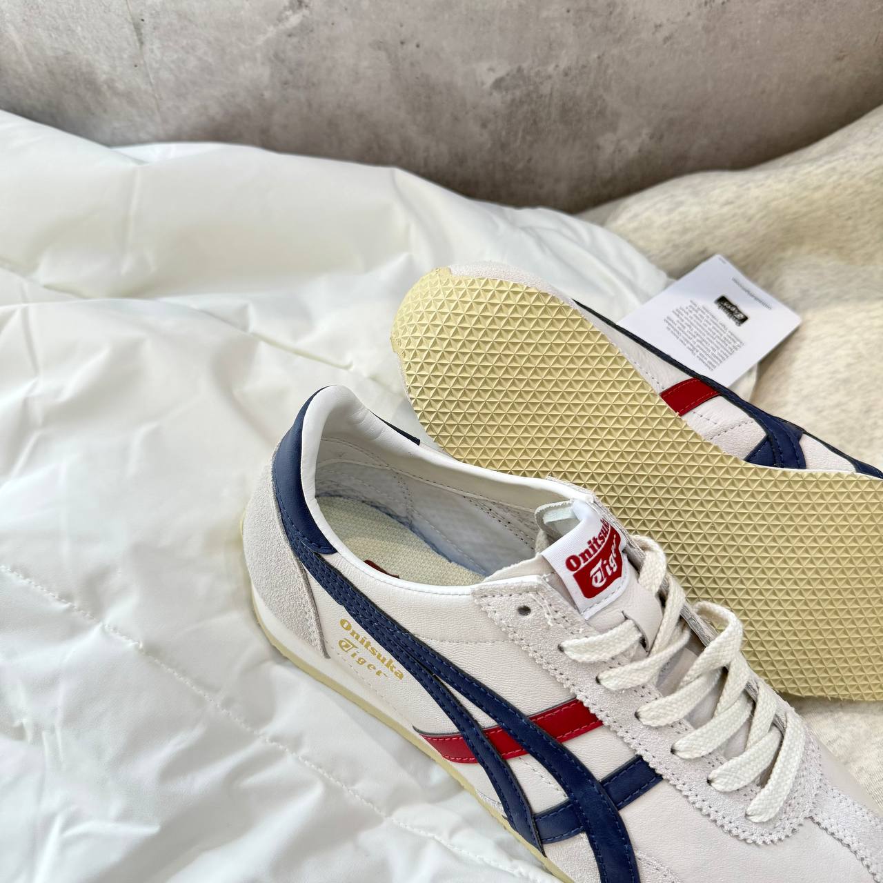 Giày Onitsuka Tiger RUNSPARK 'white/ blue ' [ 1183b480 107 ]
