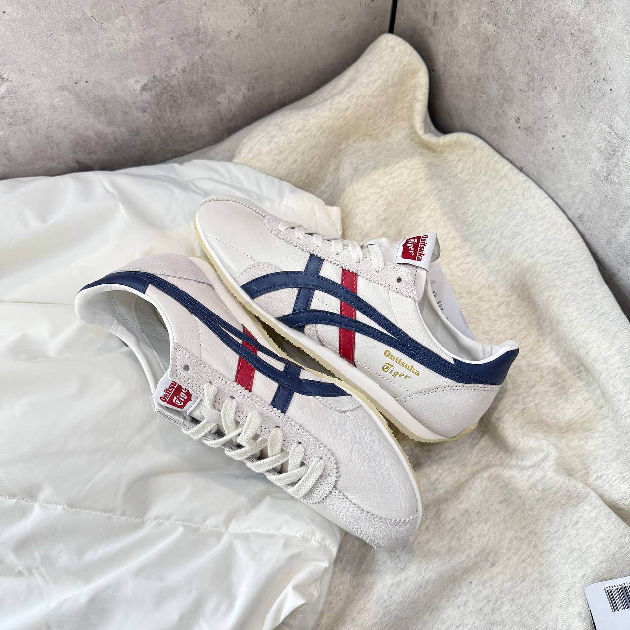 Giày Onitsuka Tiger RUNSPARK 'white/ blue ' [ 1183b480 107 ]