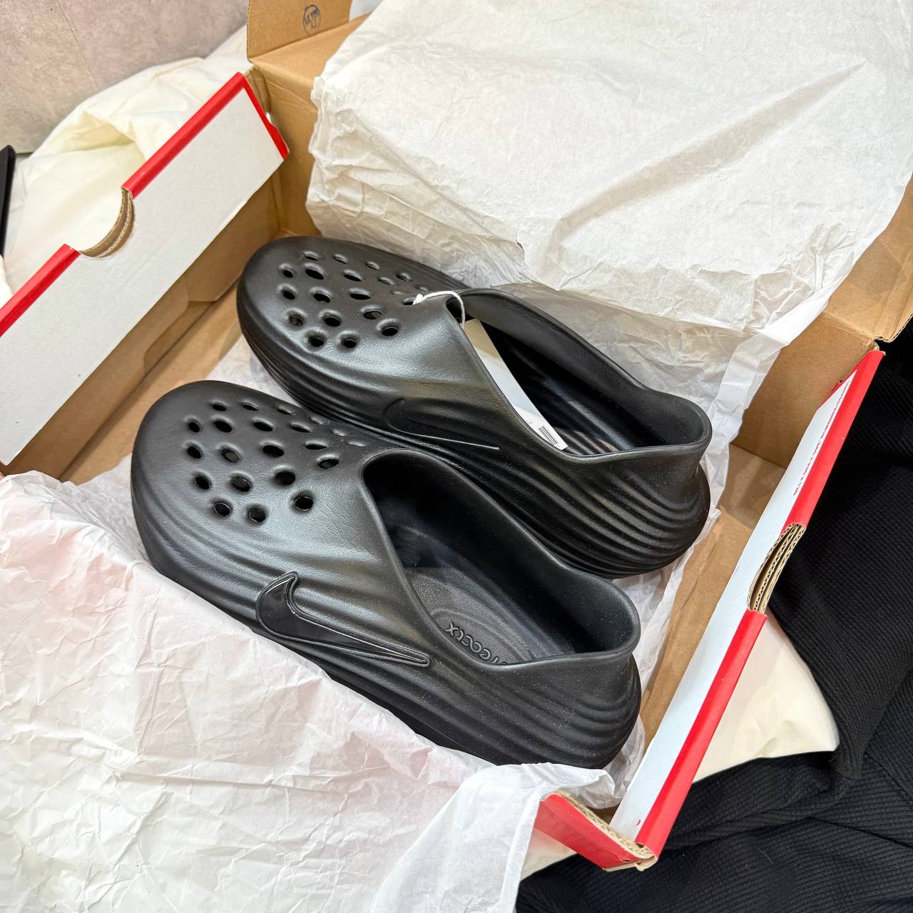 Giày Nike ReactX Rejuven8 ‘Triple Black’ [HV5060 001]