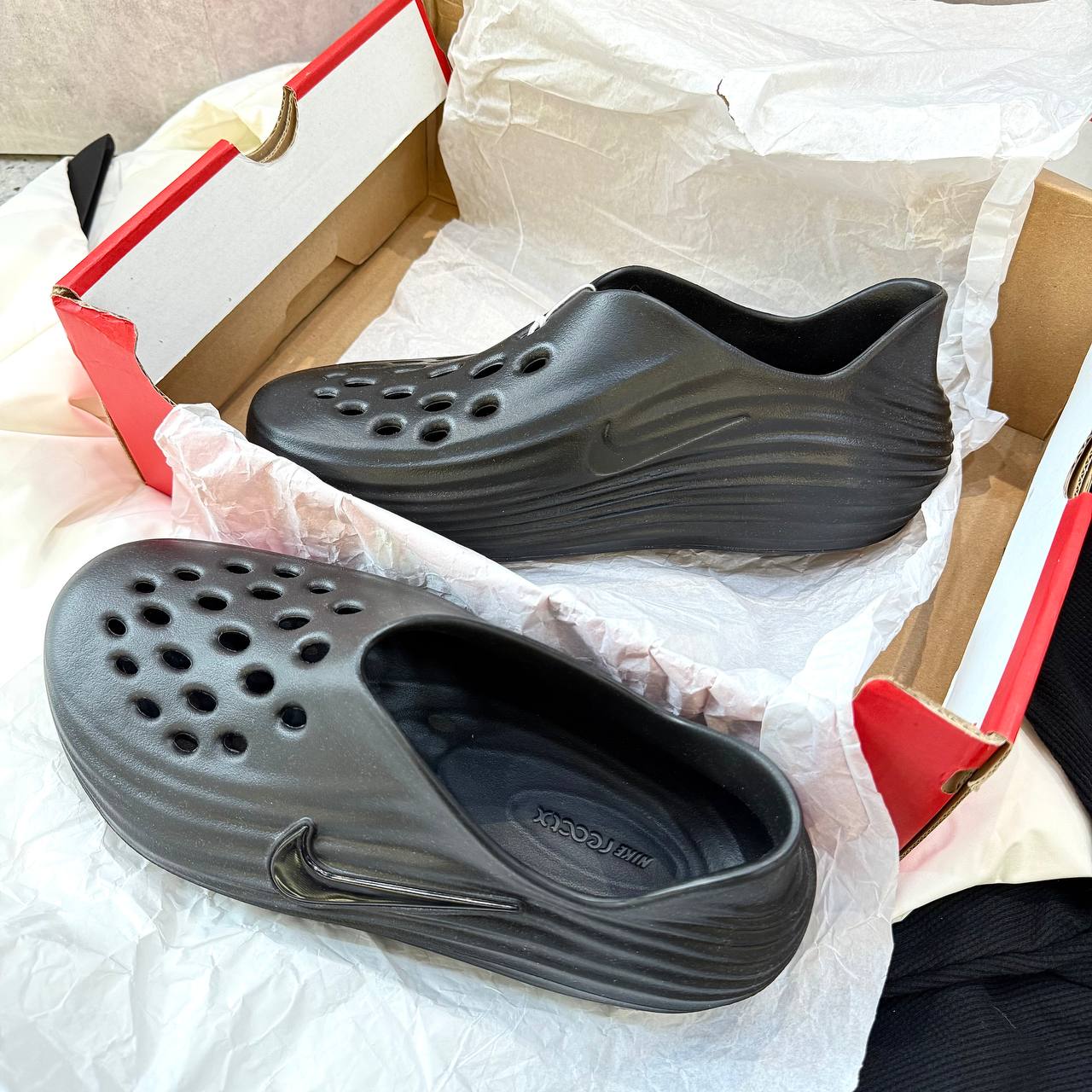 Giày Nike ReactX Rejuven8 ‘Triple Black’ [HV5060 001]