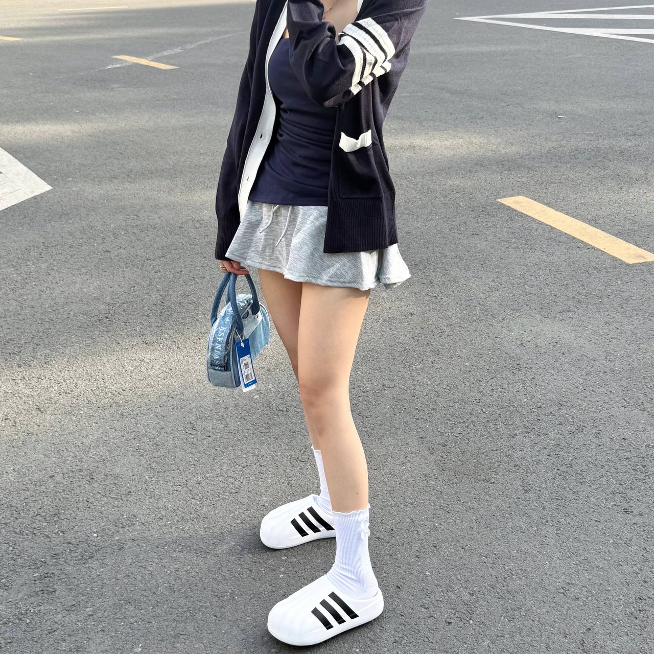 Dép Adidas adiFOM Superstar Mule 'Black White' [IF6184]