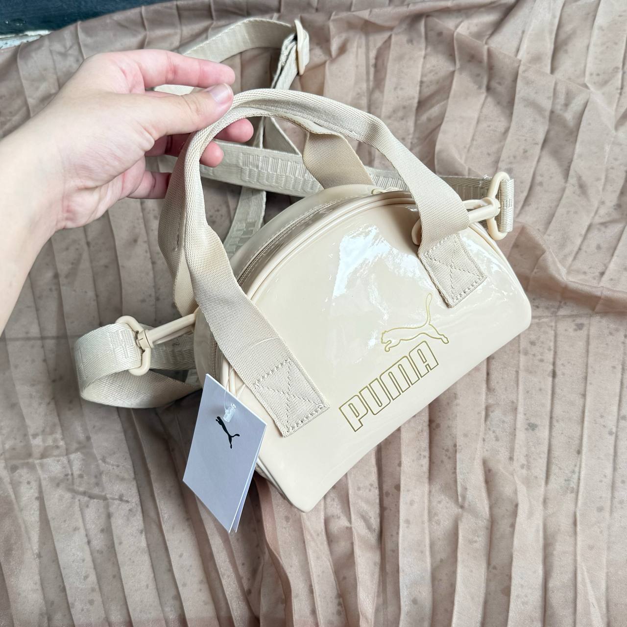 Túi Puma Core Up ini Grip Bag Cream