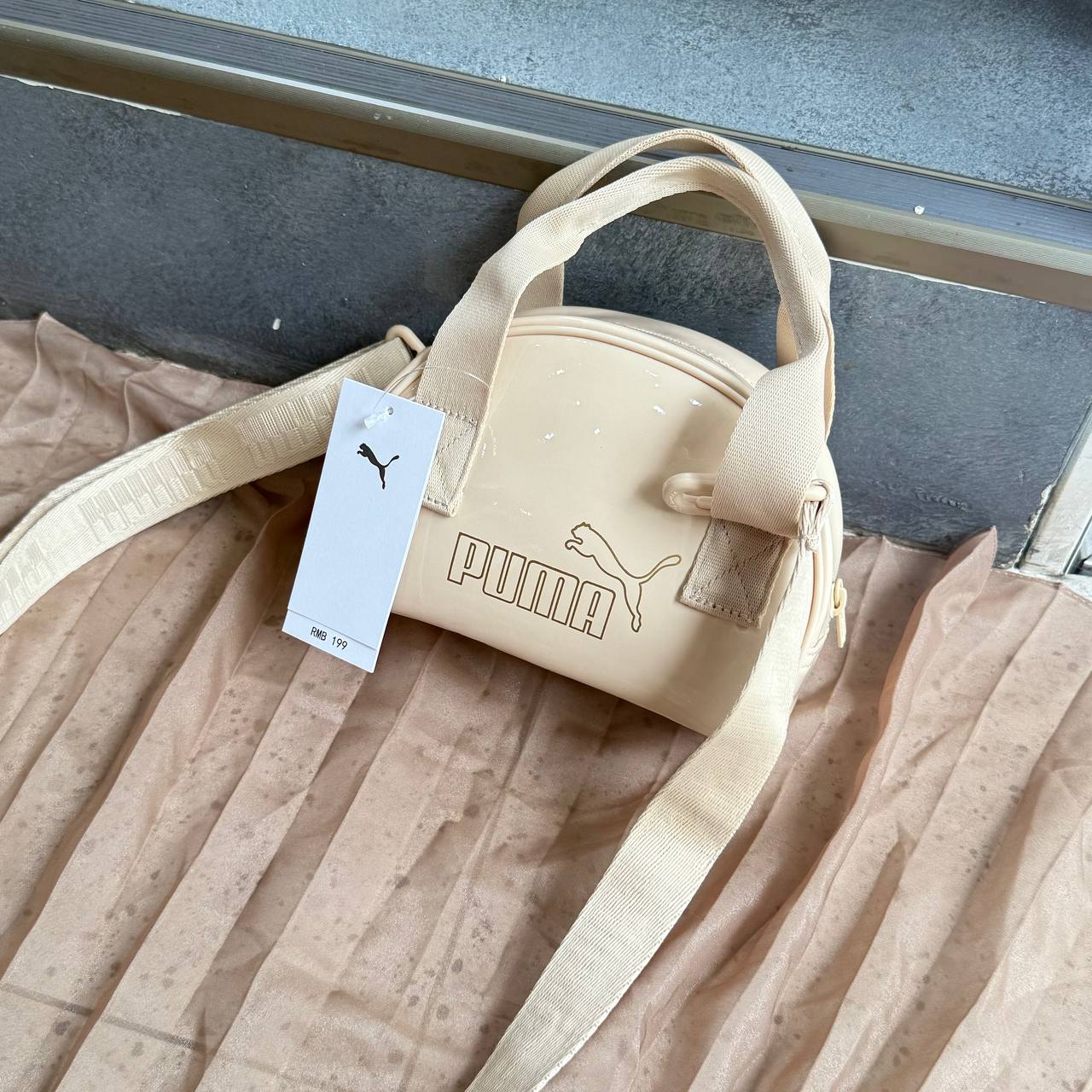 Túi Puma Core Up ini Grip Bag Cream