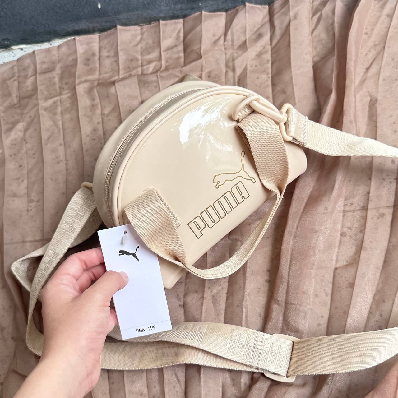 Túi Puma Core Up ini Grip Bag Cream