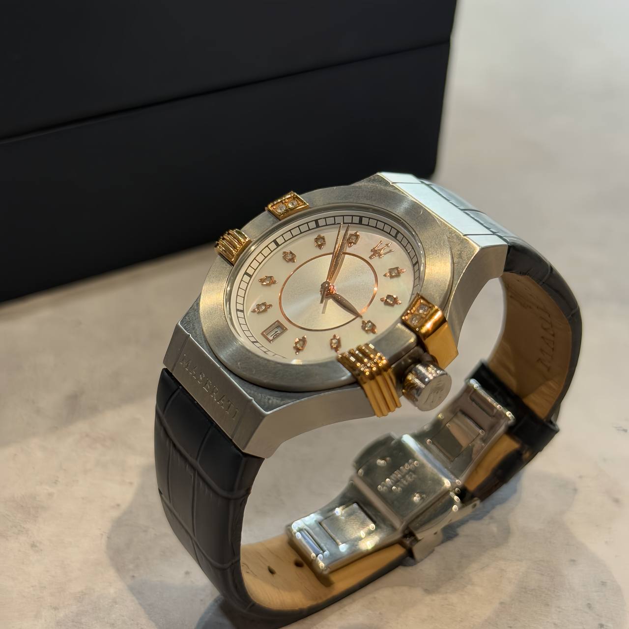 Đồng Hồ Maserati Potenza Chronograph Silver Dial Ladies Watch Navy ** [R8851108502]