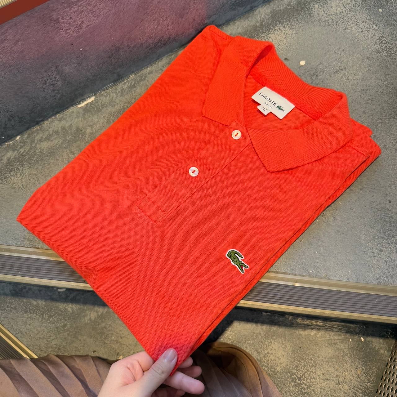 Áo thun Polo Lacoste Slim Fit Orange [PH4012]