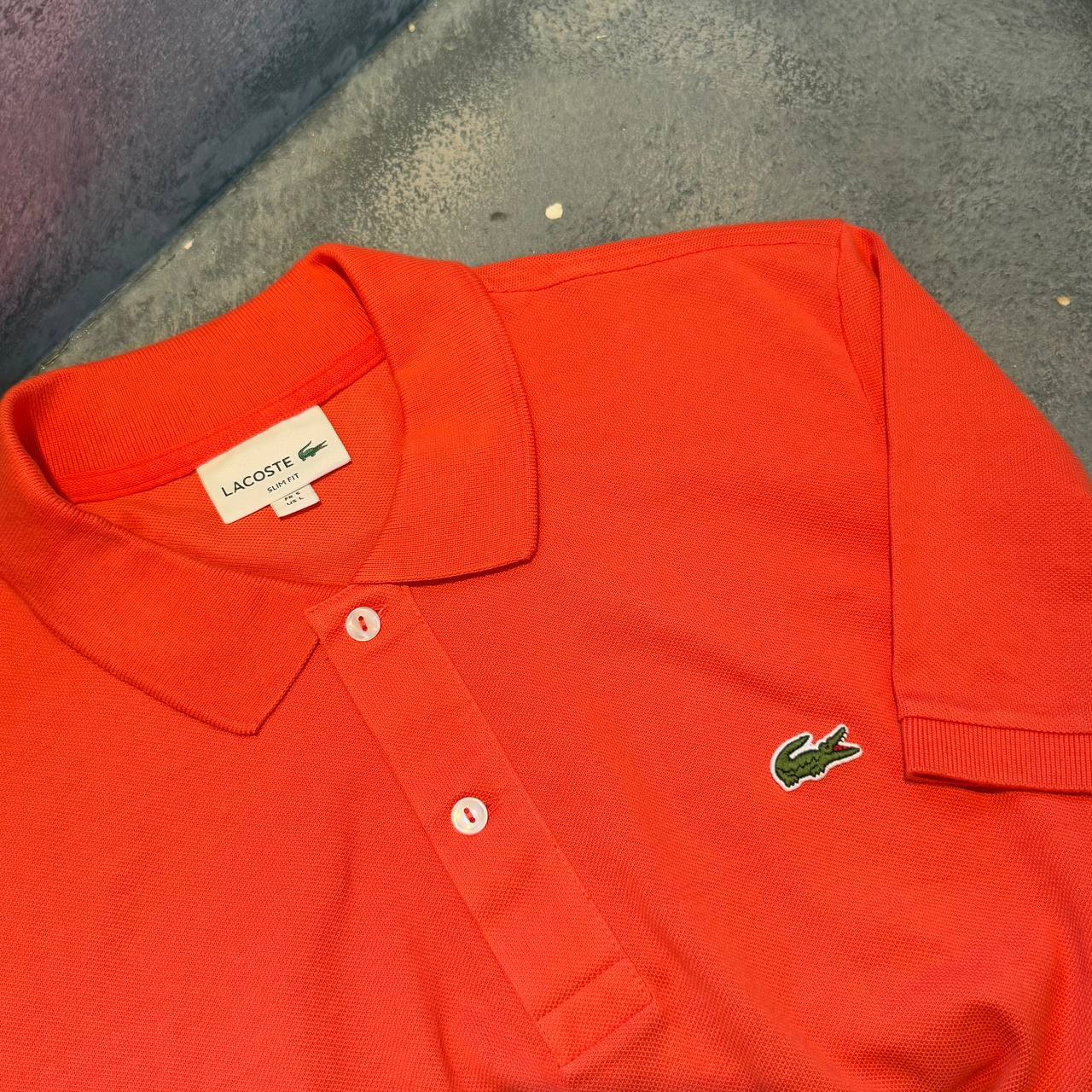 Áo thun Polo Lacoste Slim Fit Orange [PH4012]