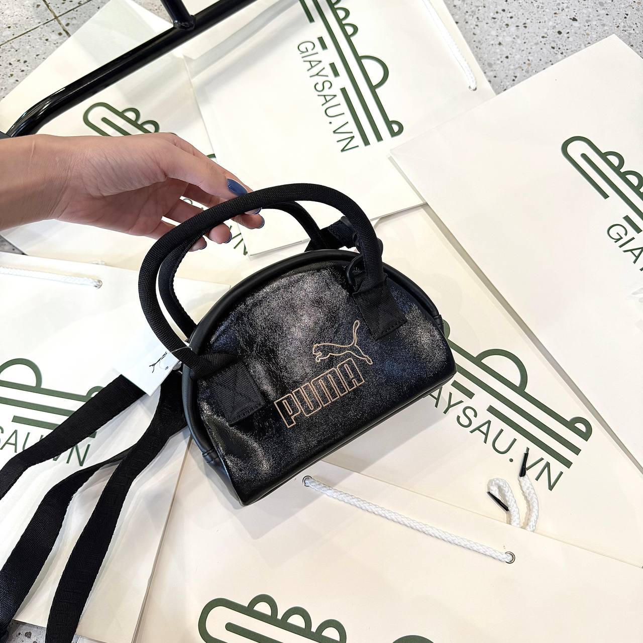 Túi Puma Core Up ini Grip Bag Black