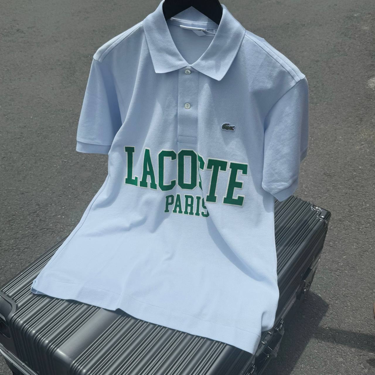 Áo Polo Lacoste Petit Piqué Material ''Light Blue'' [PH7419 51 J2G]