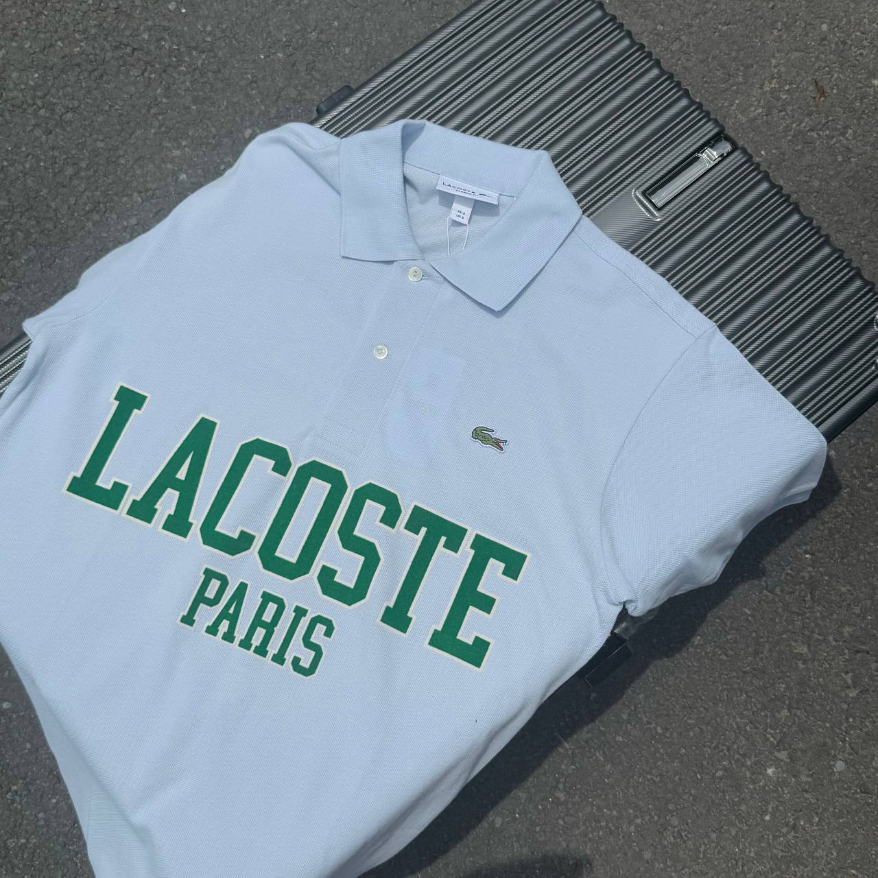 Áo Polo Lacoste Petit Piqué Material ''Light Blue'' [PH7419 51 J2G]