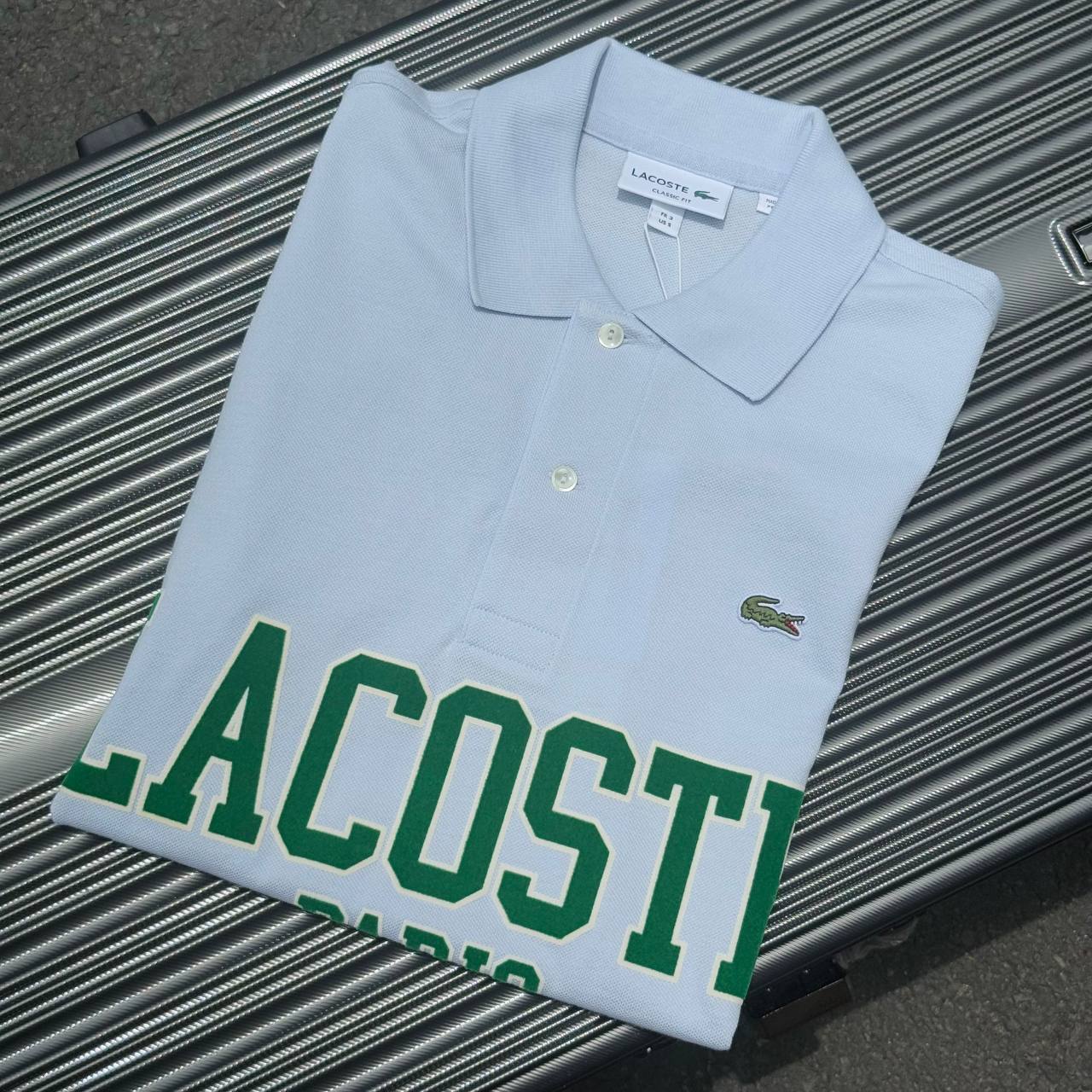 Áo Polo Lacoste Petit Piqué Material ''Light Blue'' [PH7419 51 J2G]