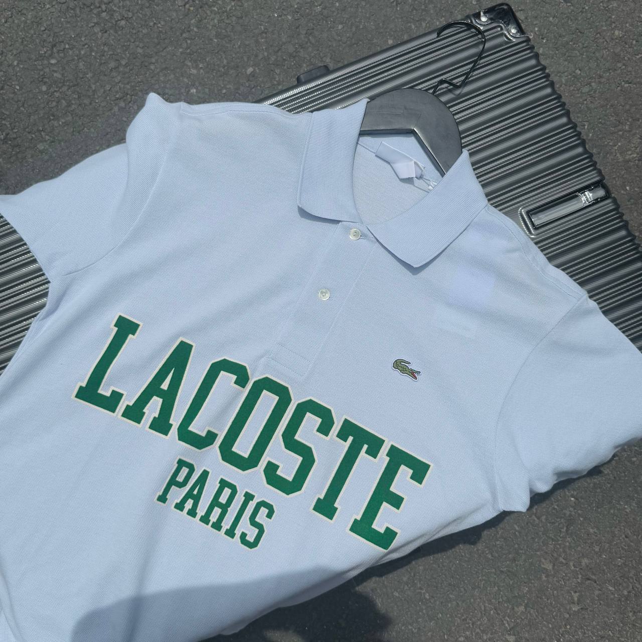 Áo Polo Lacoste Petit Piqué Material ''Light Blue'' [PH7419 51 J2G]