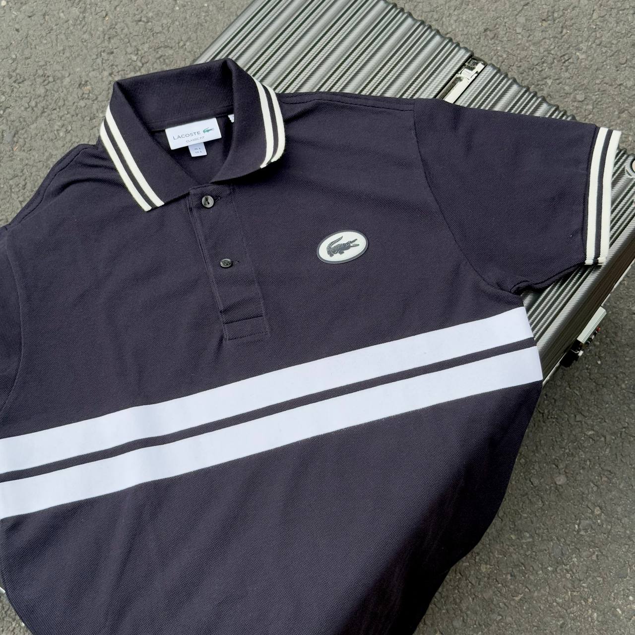 Áo Polo Lacoste Polera Original ''Navy/White'' [Ph7447]