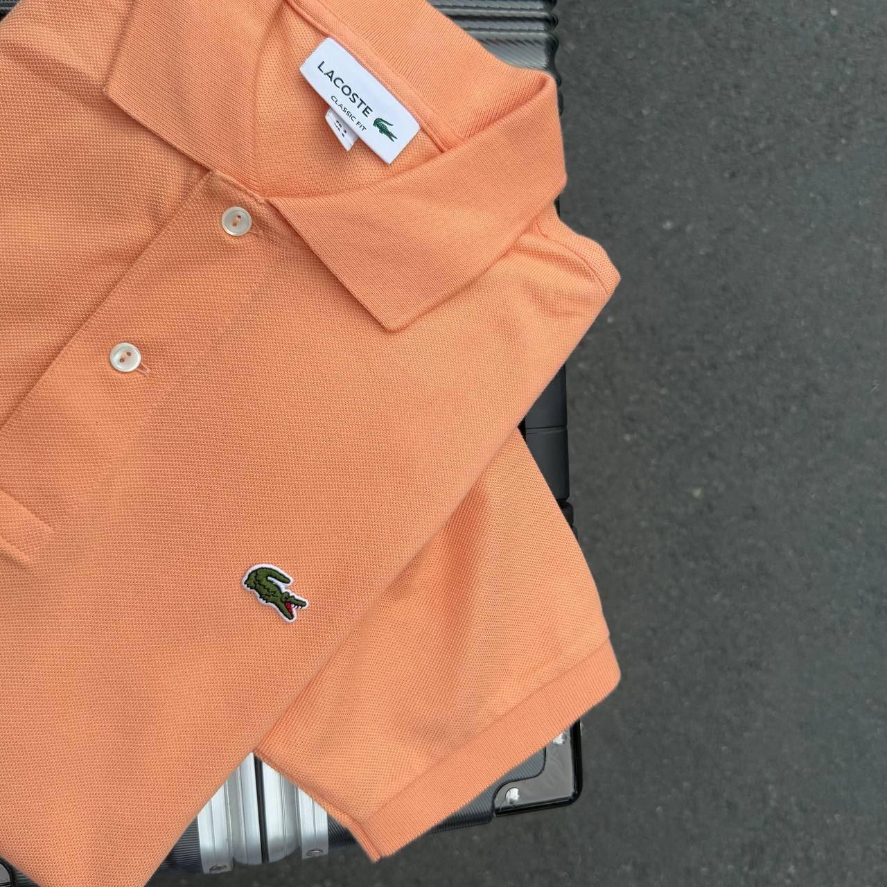 Polo Nam Lacoste Men's Paris Shirt Regular Fit Stretch Cotton Piqué