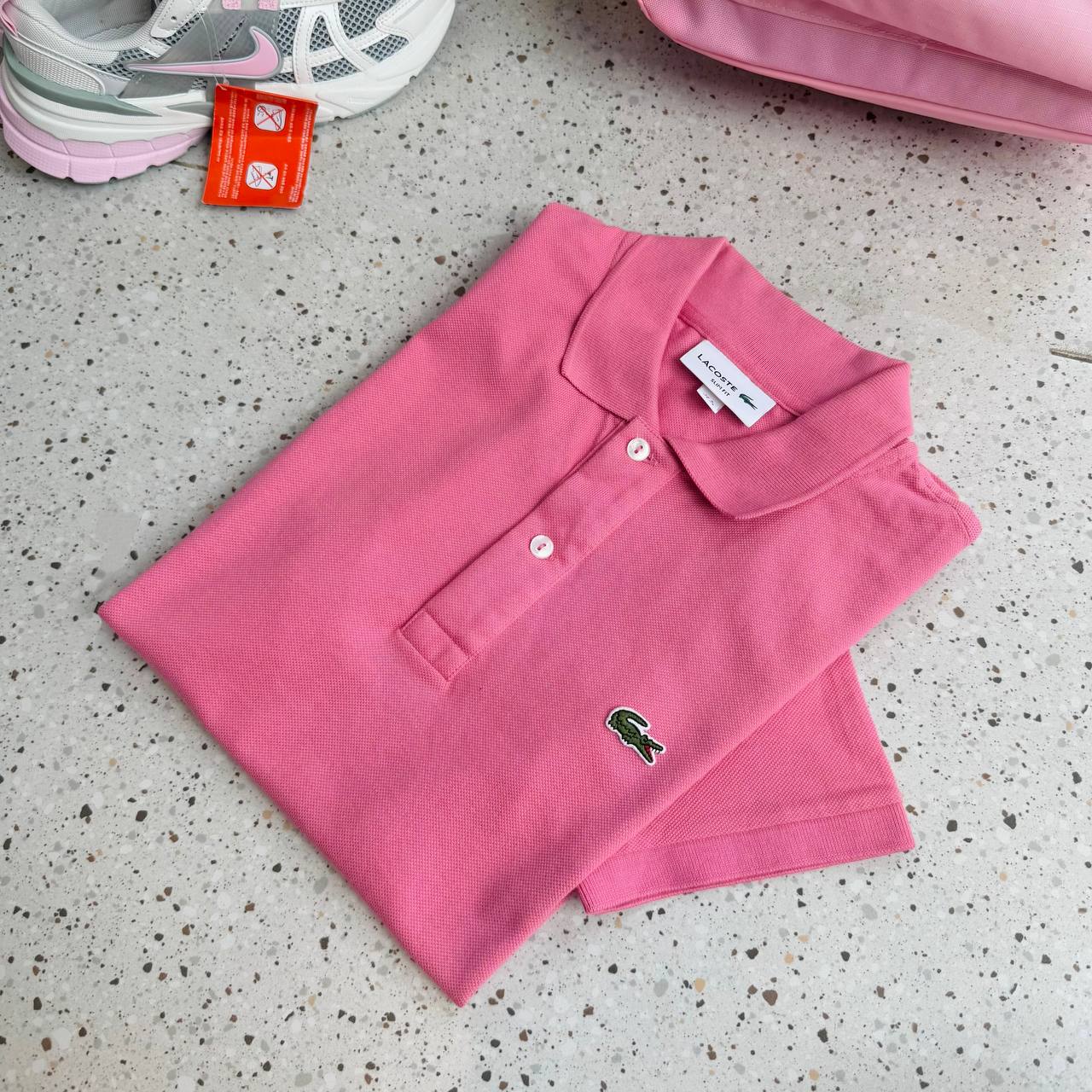Áo Polo Lacoste Classic Pique Classic Fit ''Reseda Pink'' [L1212 10 2R3]