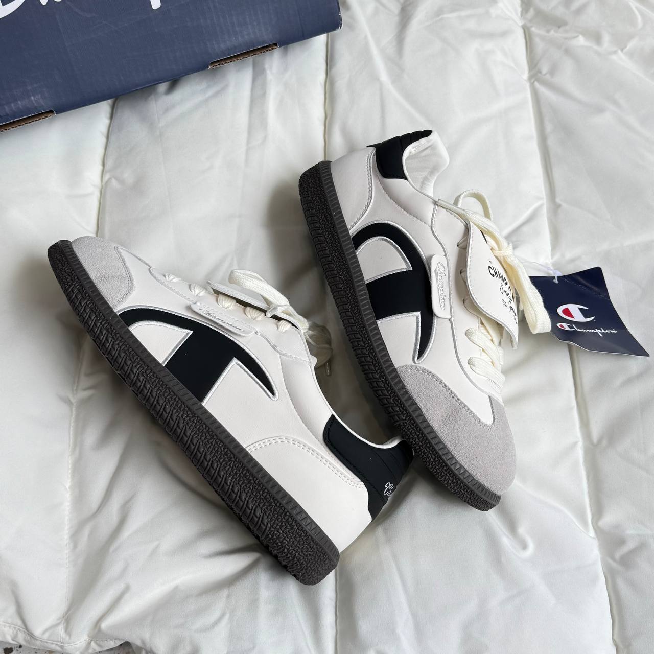 Giày Champion Essentials Champ T-Trainer ' Cream/Black