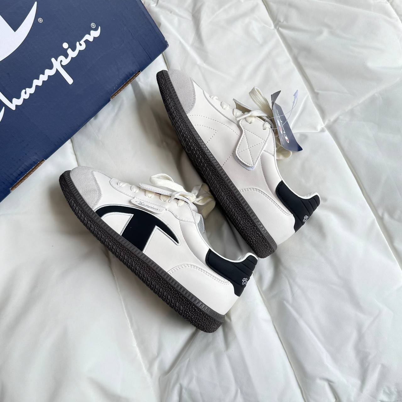 Giày Champion Essentials Champ T-Trainer ' Cream/Black