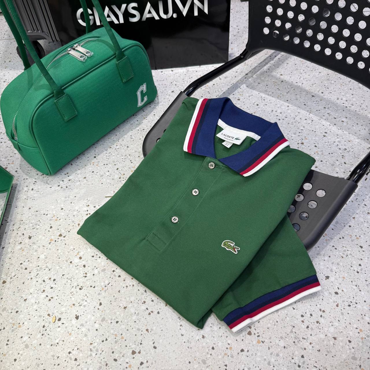 Áo Polo Lacoste Regular Fit Green [PH3461]