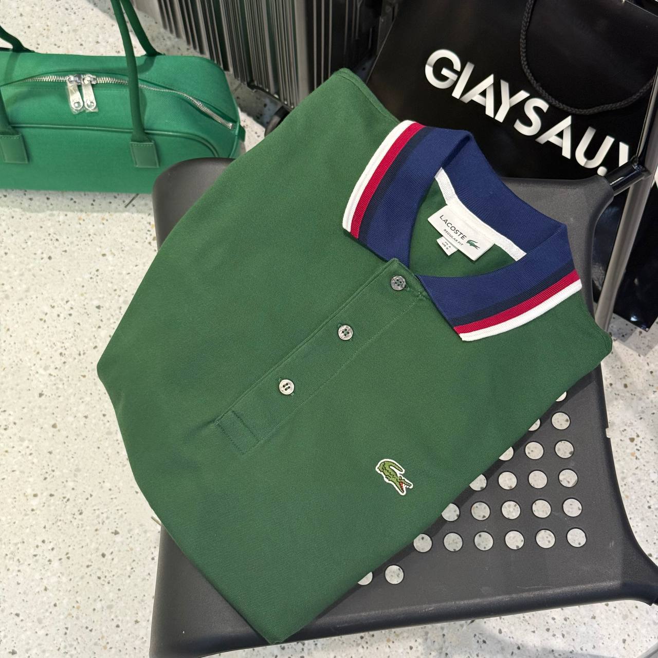 Áo Polo Lacoste Regular Fit Green [PH3461]