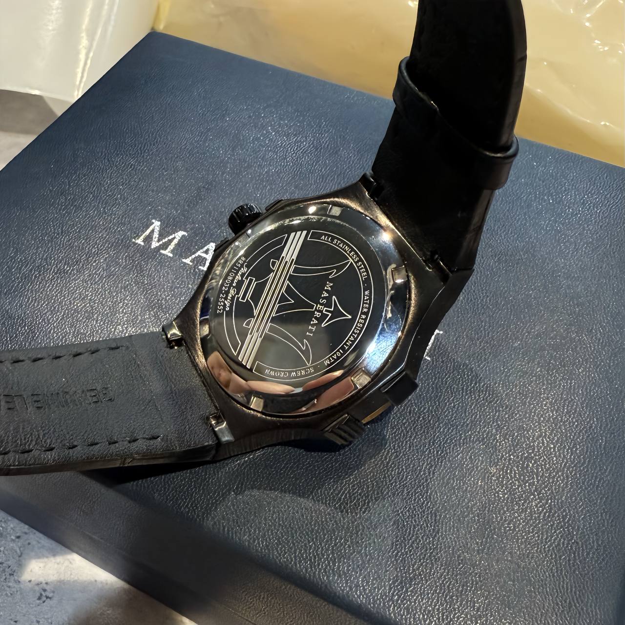 Đồng Hồ Maserati Potenza Quartz Black Dial Watch ** [R8851108032]