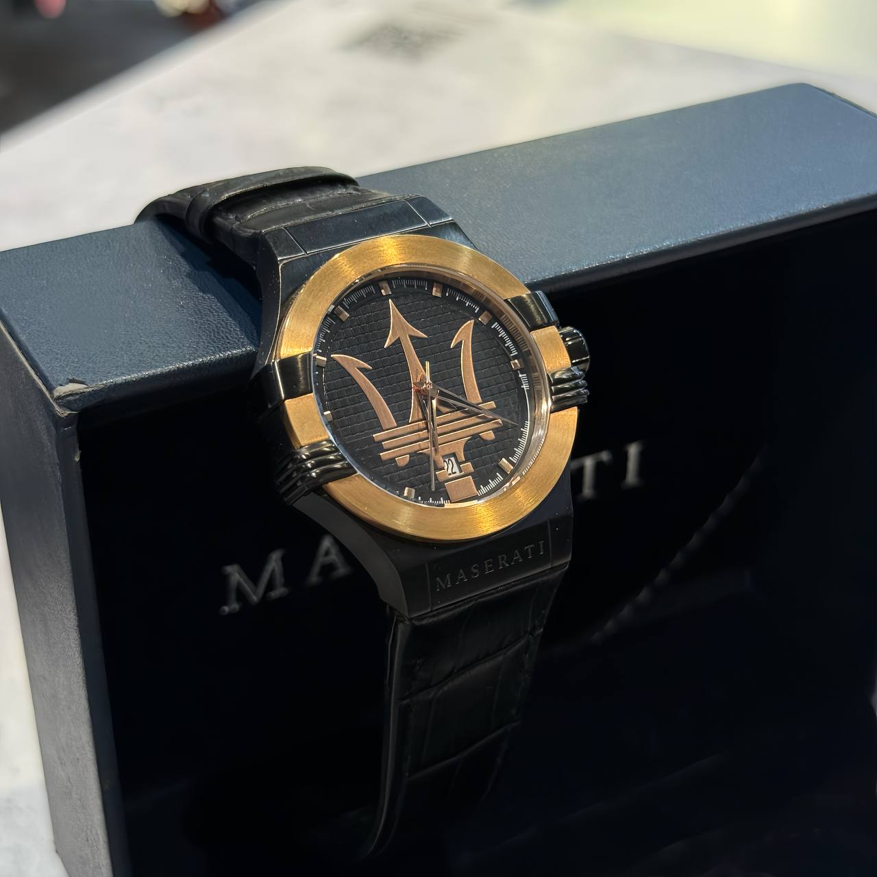 Đồng Hồ Maserati Potenza Quartz Black Dial Watch ** [R8851108032]