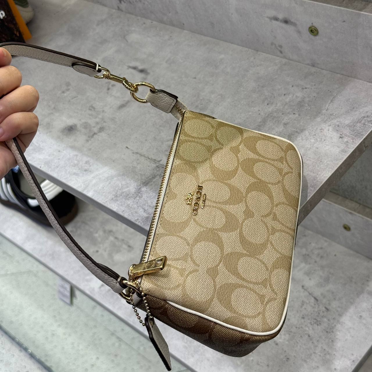 Coach Nolita 19 In Signature Canvas Shoulder Bag