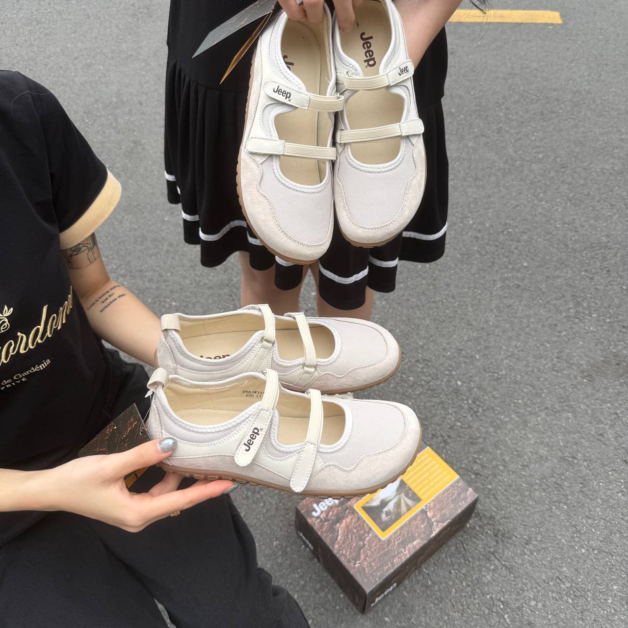 Giày Jeep Outdoor Shoes Women's Low Top ''Grey'' [P651W13112]