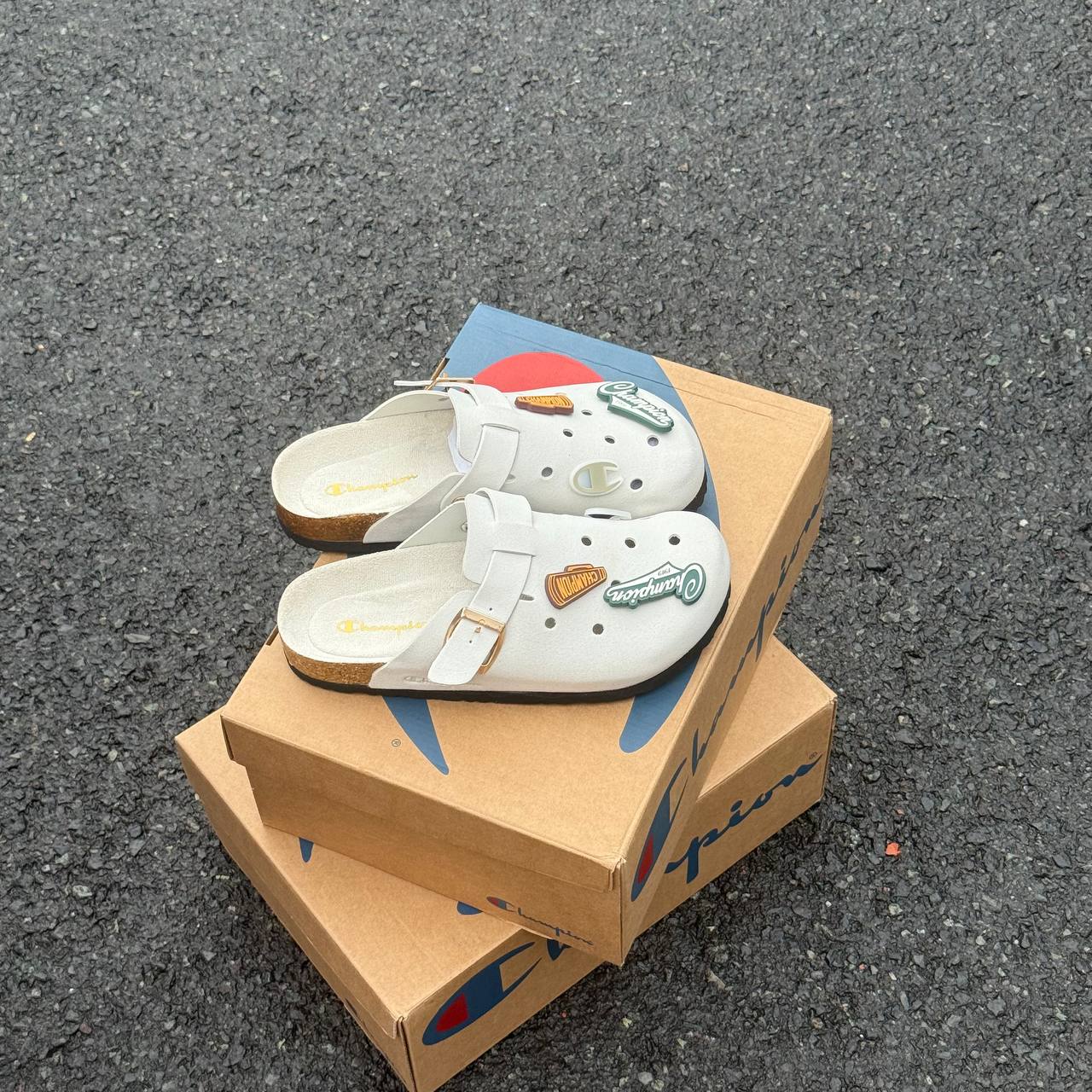 Dép Champion Birken White [u5afasu19f1]