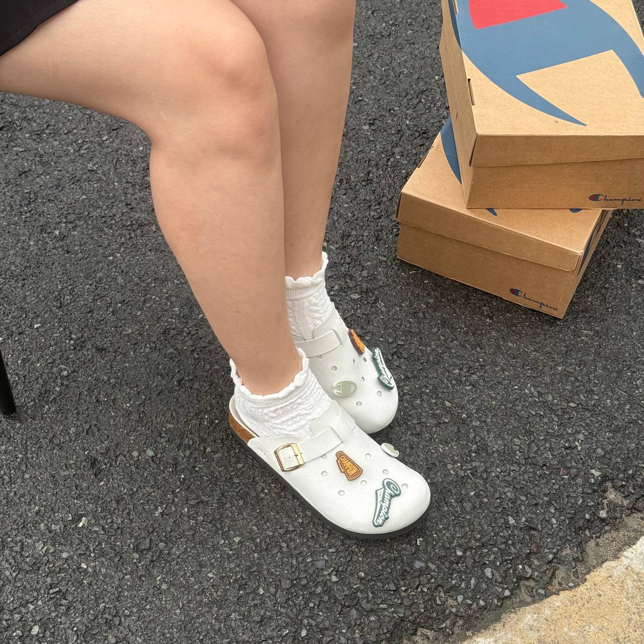 Dép Champion Birken White [u5afasu19f1]