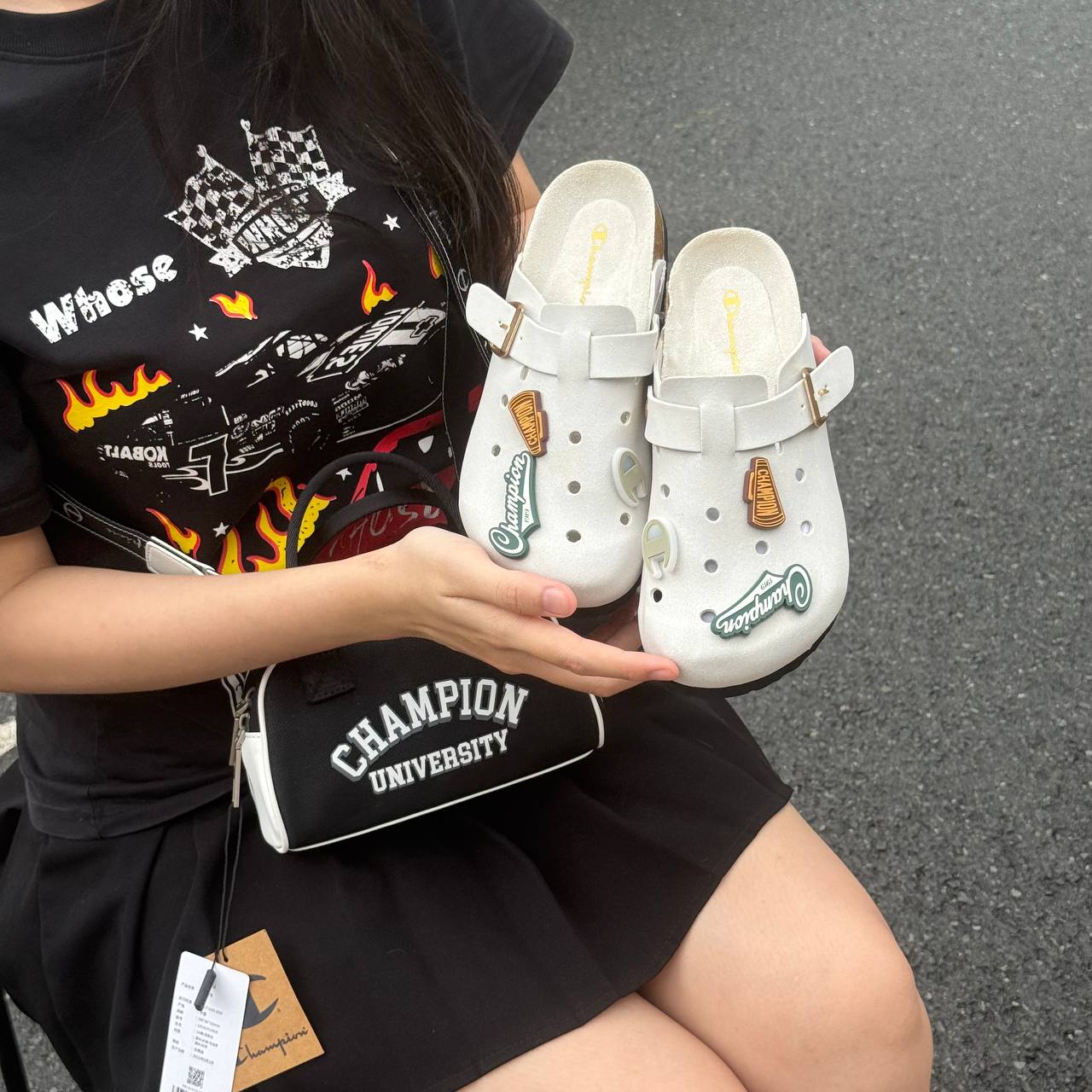 Dép Champion Birken White [u5afasu19f1]