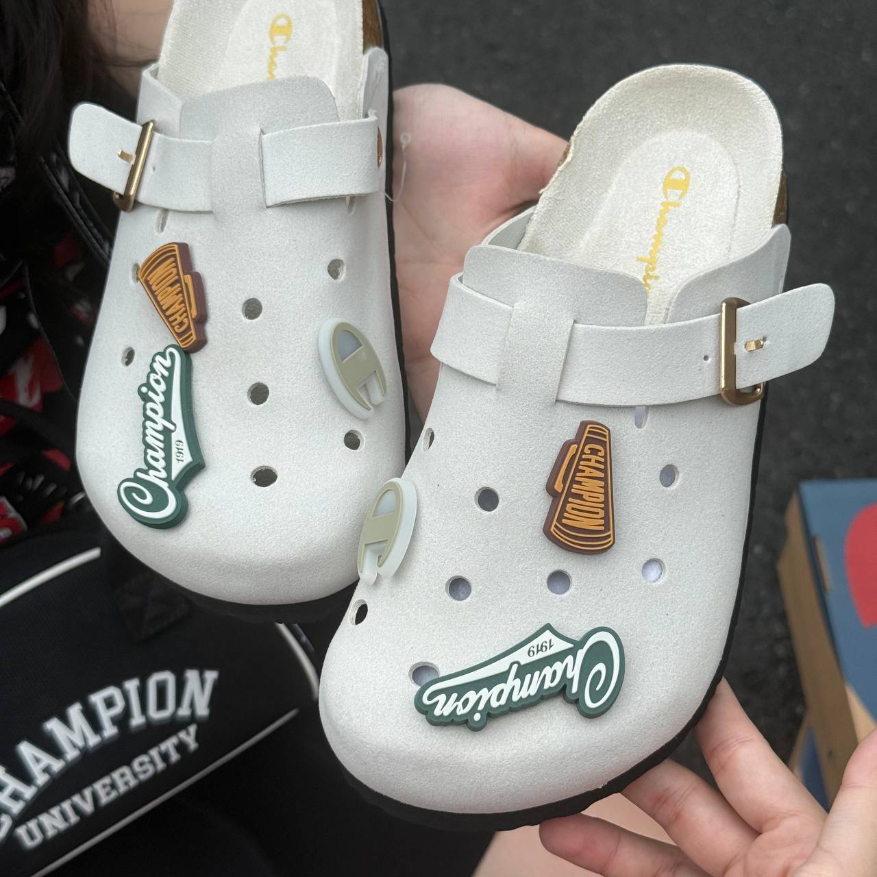 Dép Champion Birken White [u5afasu19f1]