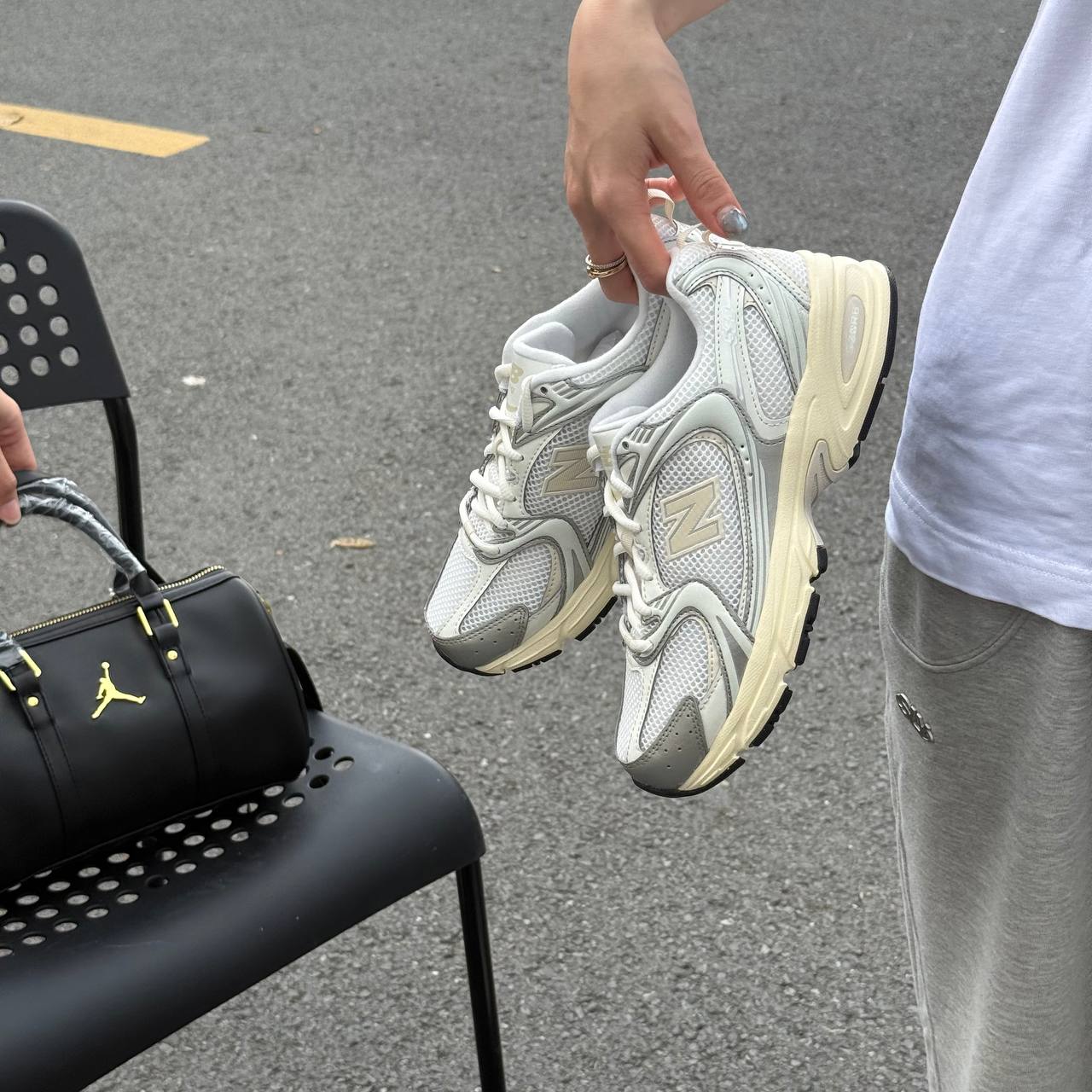 Giày New Balance 530 ''White Olive'' [U530CSC] Training / Pickleball / Tennis