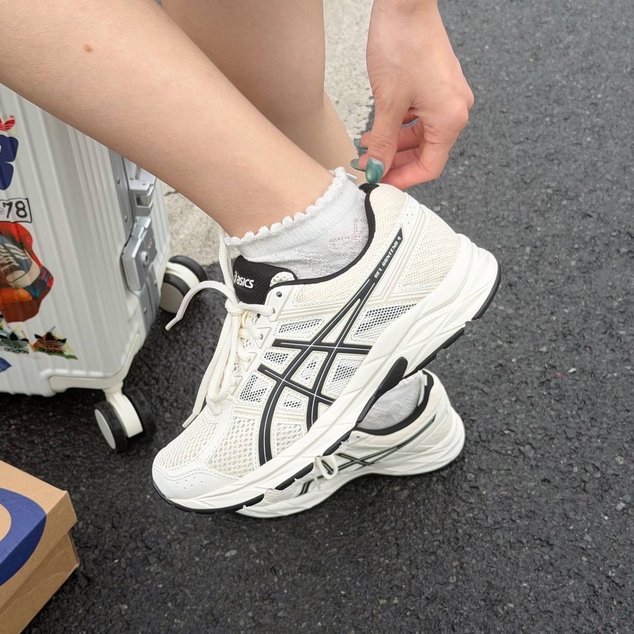 Giày Asics Gel-Contend 4 ‘Grey Black’ [T8D4Q 030] Training / Running