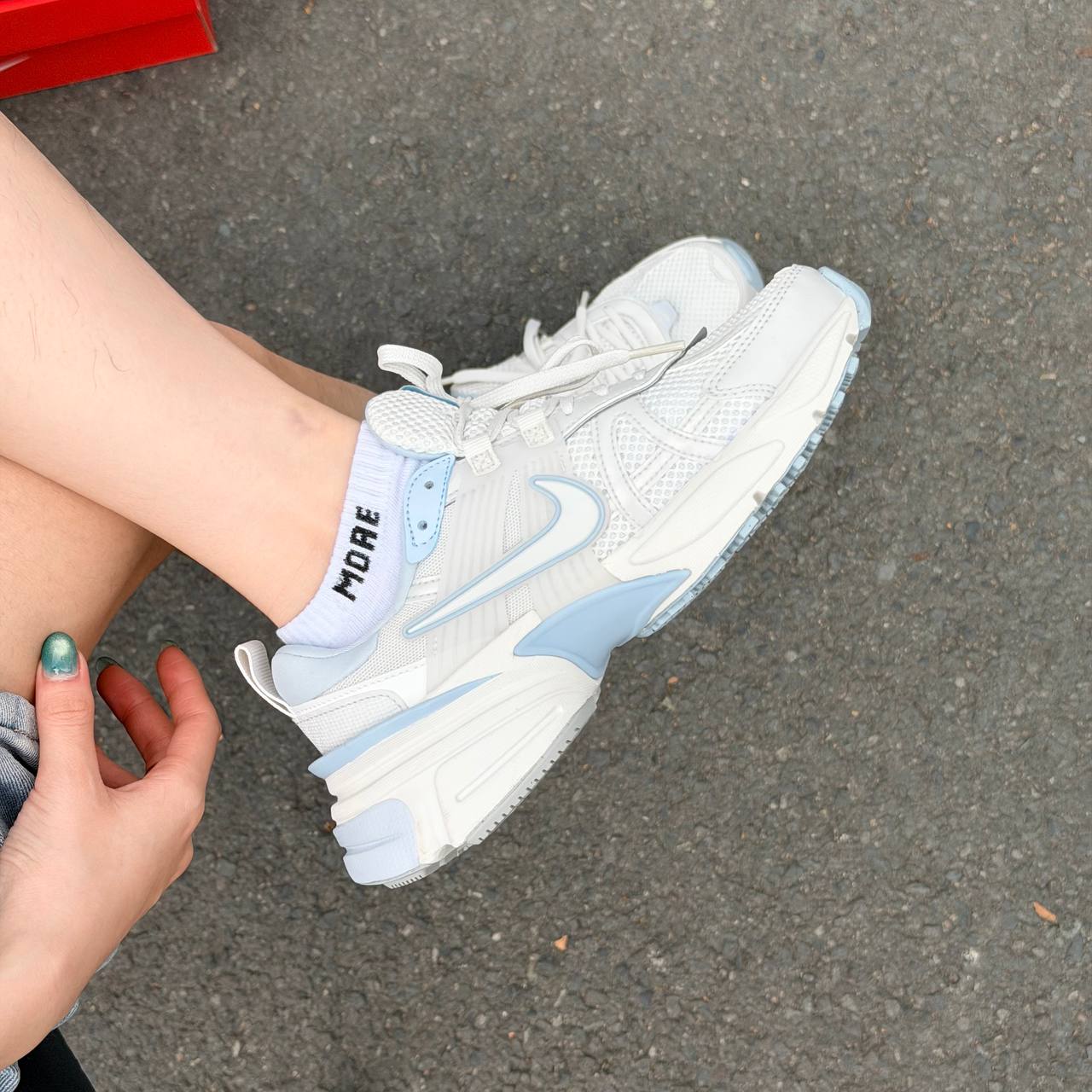 Giày Nike V2K Run ‘‘Platinum Tint White'’' [FD0736-009]