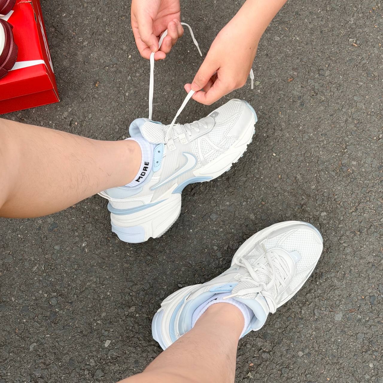 Giày Nike V2K Run ‘‘Platinum Tint White'’' [FD0736-009]