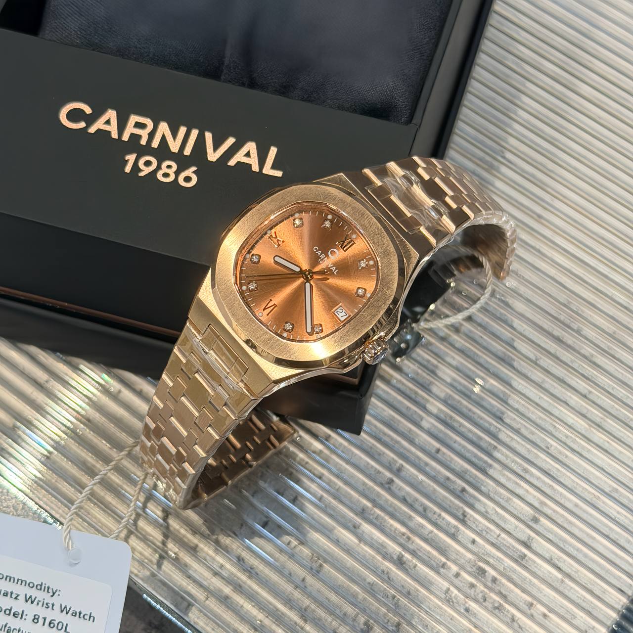Đồng Hồ Carnival ''Brown '' [8160L]