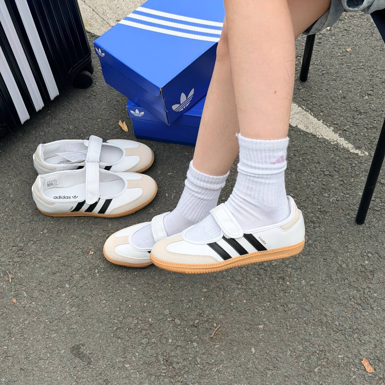 Giày Adidas Samba Jane ‘Cream White Gum’ JR7338