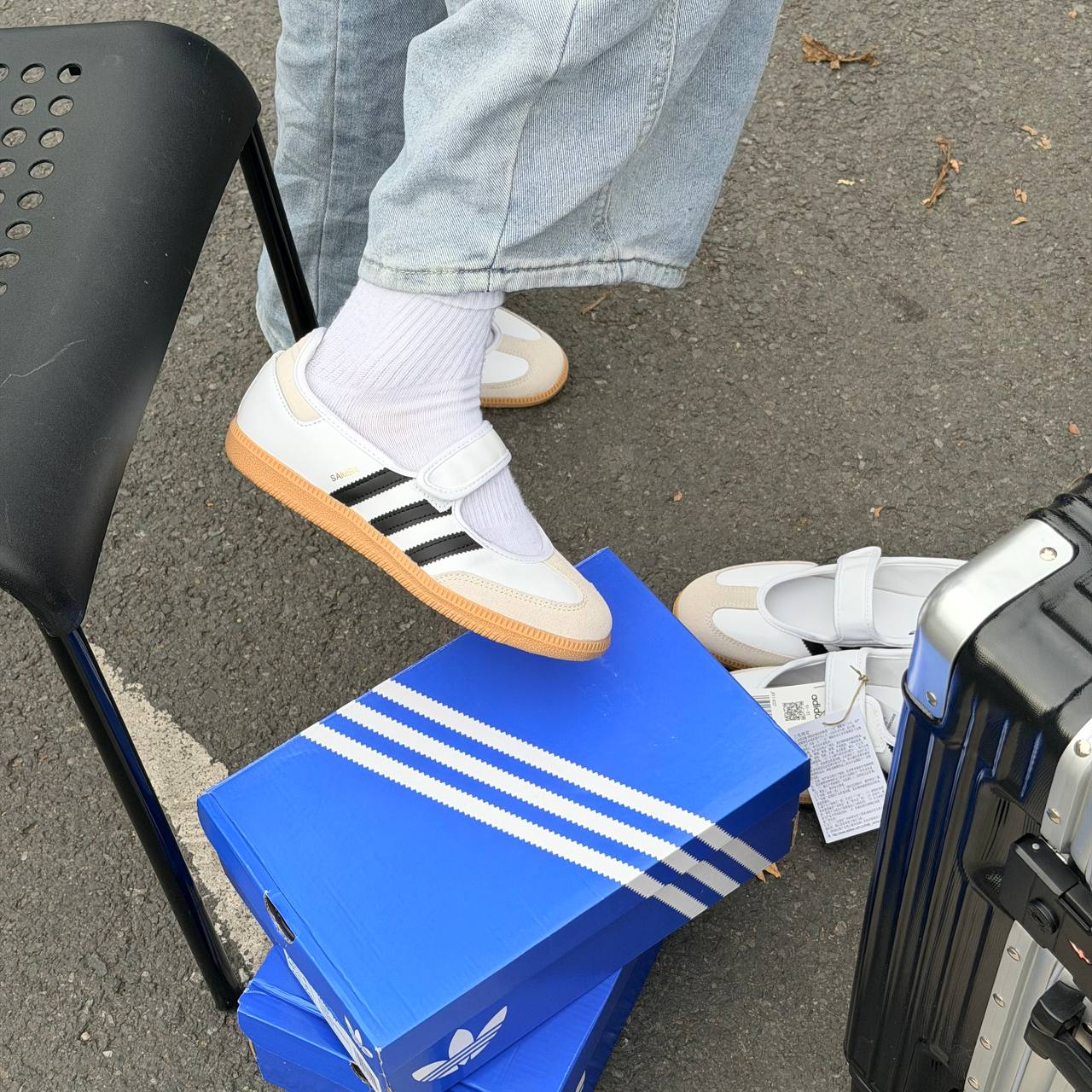 Giày Adidas Samba Jane ‘Cream White Gum’ JR7338