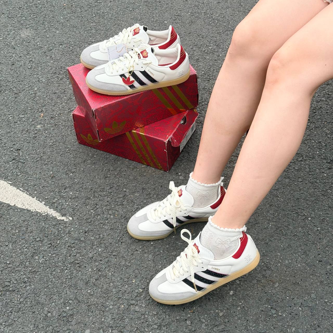 Giày ADIDAS SAMBA OG 'White' [JR8083]