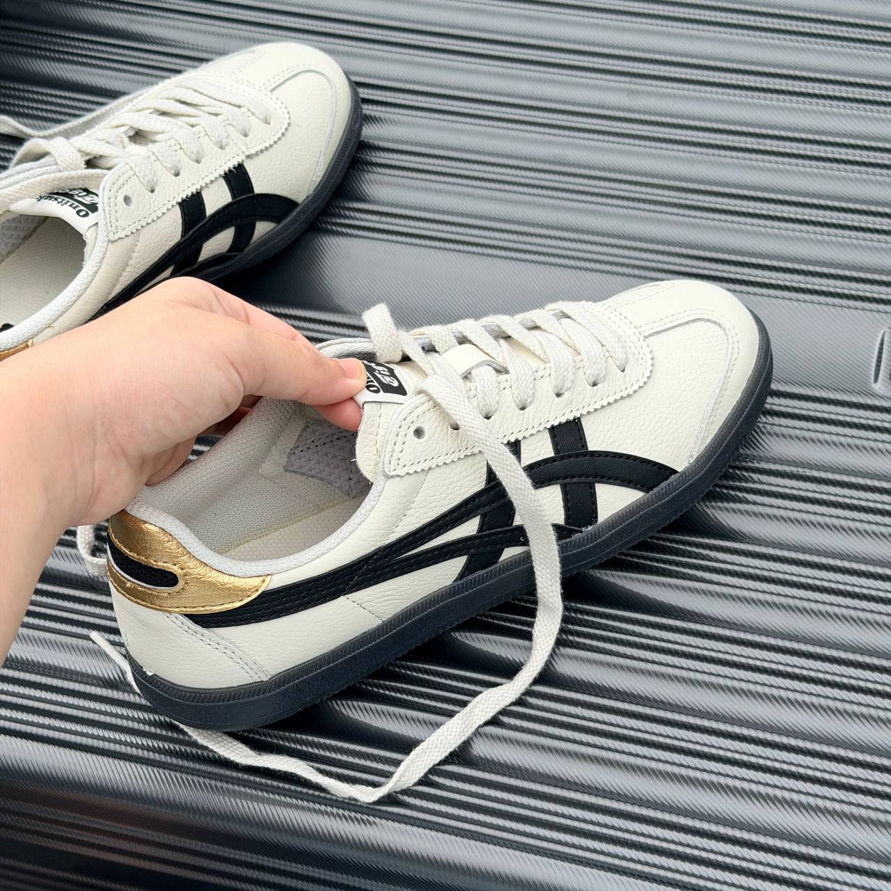 Giày Onitsuka Tiger Tokuten 'WHITE / BLACK' [1183B938-100]