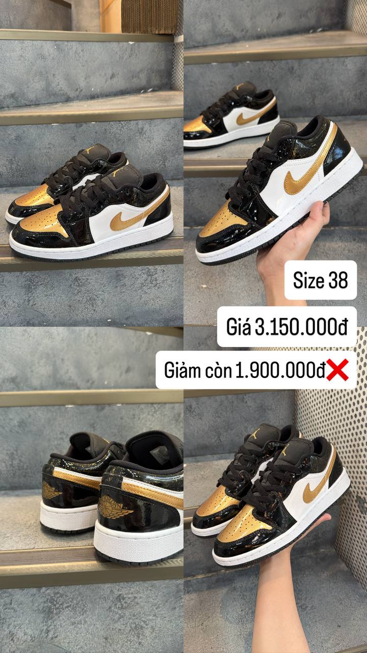 Giày Air Jordan 1 Low SE GS ‘Gold Toe’ DR6970-071